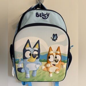 NEW Bluey & Bingo Hard Shell Front Backpack School Bag